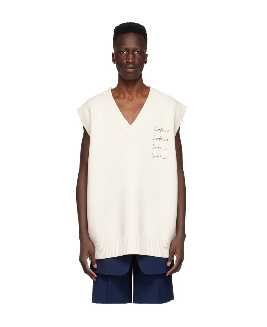 V-Neck Sleeveless Vest
