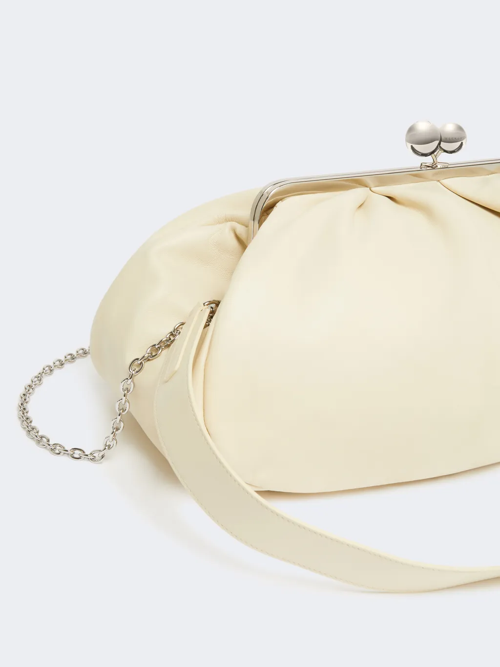 Logo Engraved Shoulder Bag