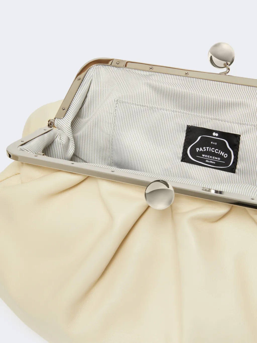 Logo Engraved Shoulder Bag