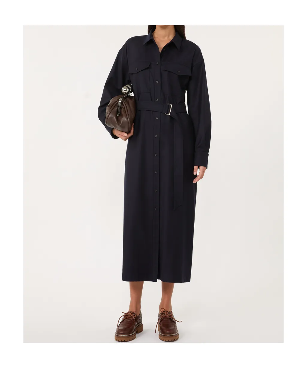 Wool Flannel Dress