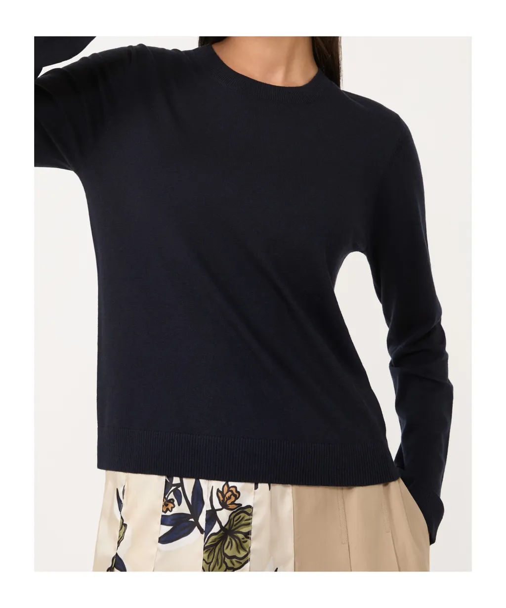 Silk And Wool Yarn Jumper