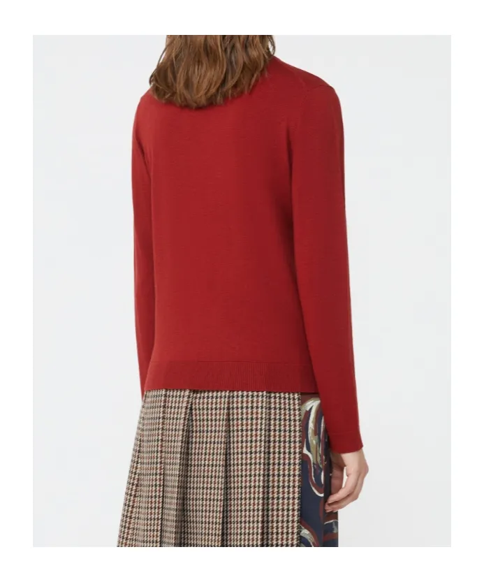 Silk And Wool Yarn Pullover