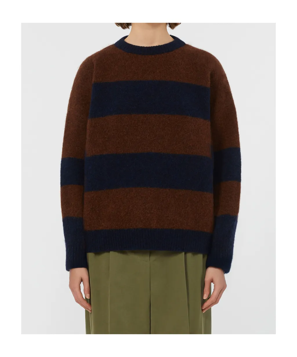 Tuono Striped Knitted Jumper