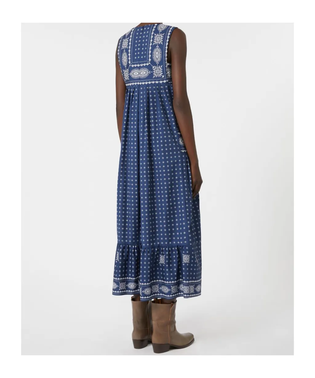 Printed Poplin Dress