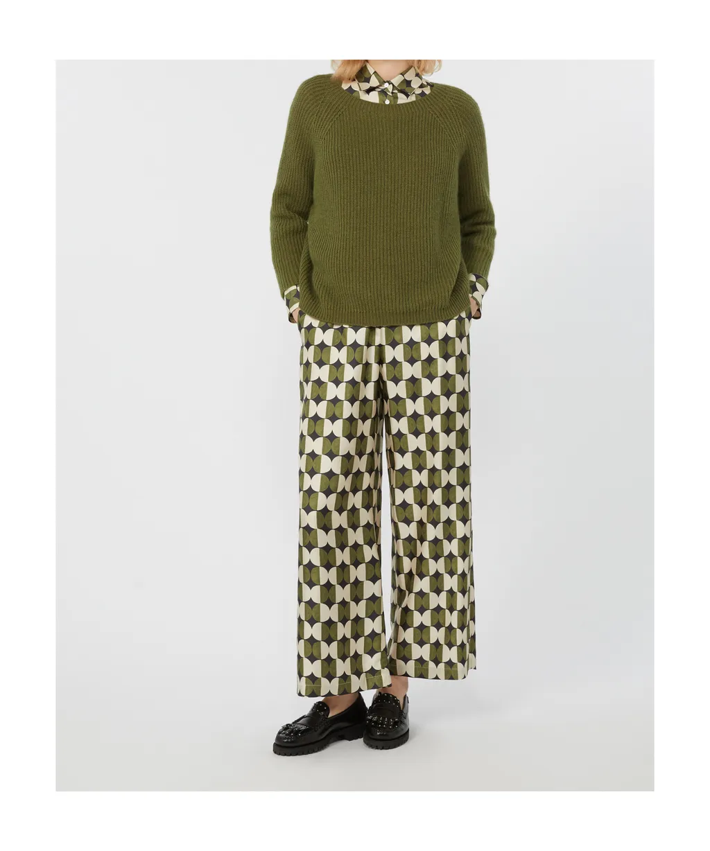 Silk Twill Trousers