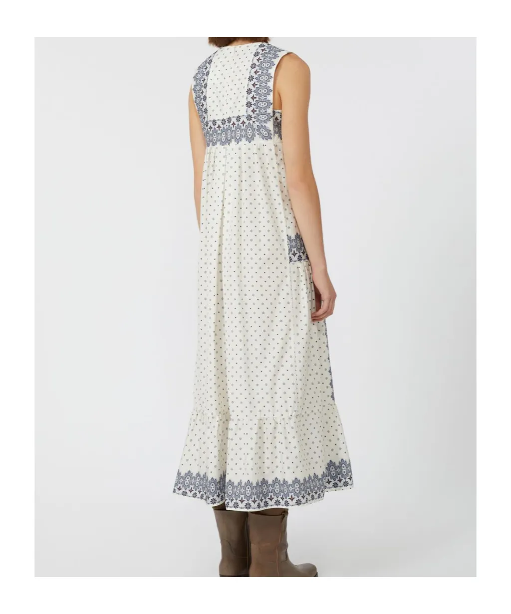 Printed Poplin Dress