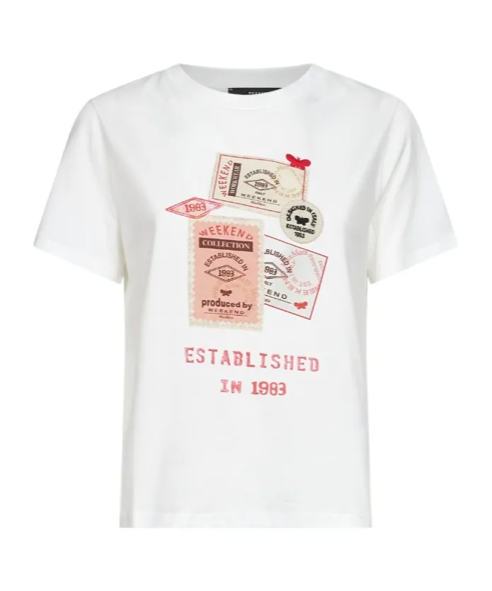 Artwork Patch Crewneck T-Shirt