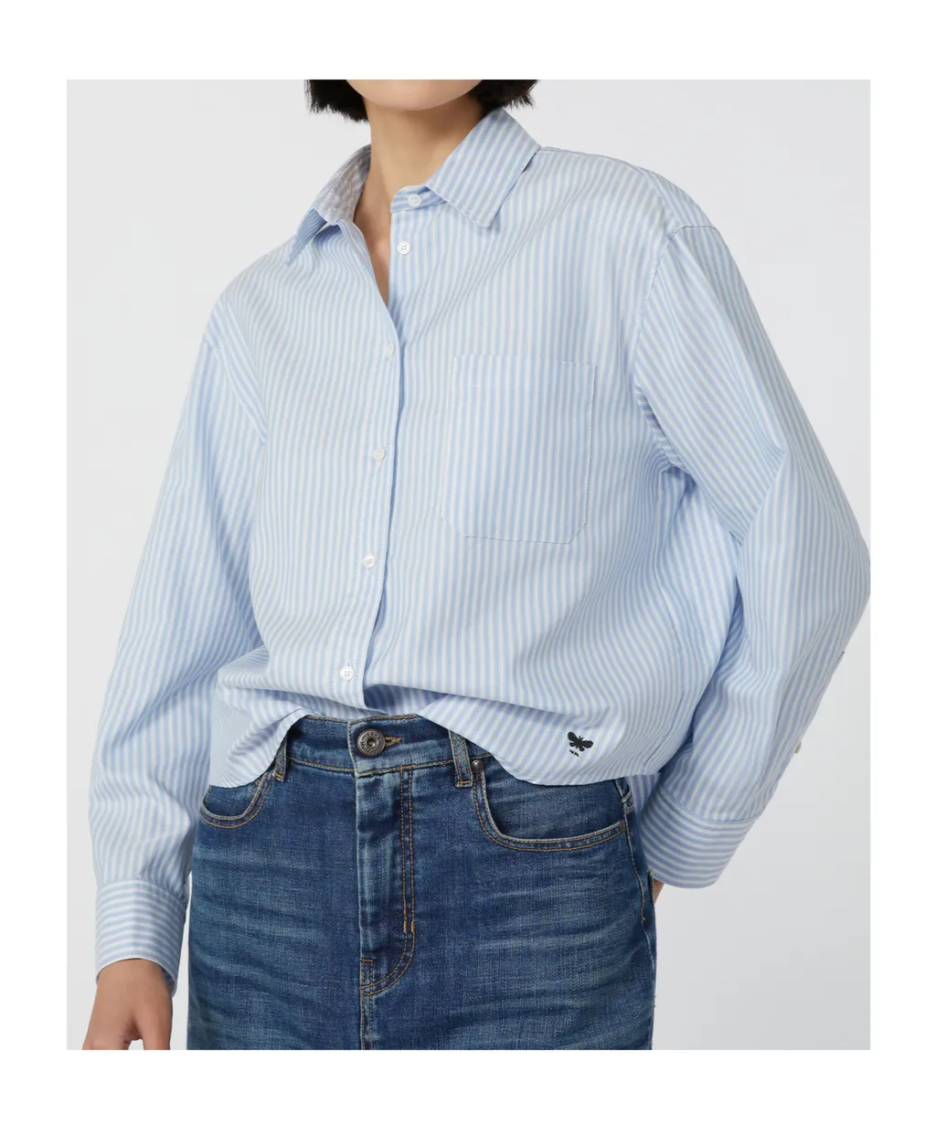 Nuoro Striped Button-Up Shirt