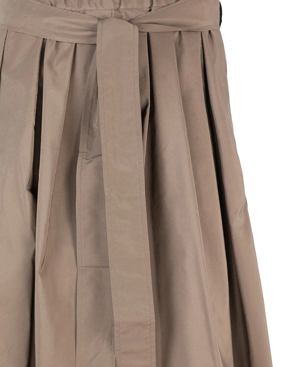Taffeta Midi Skirt