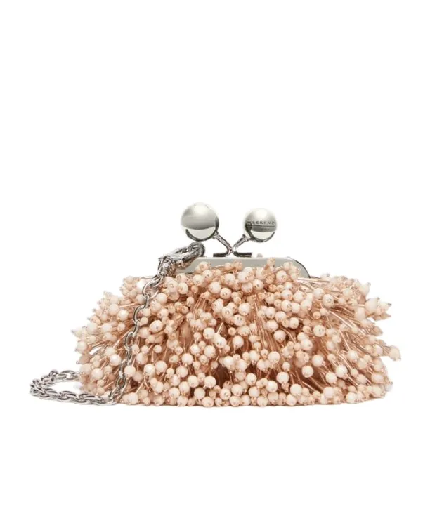 Satin And Sequin Nano Pasticcino Bag