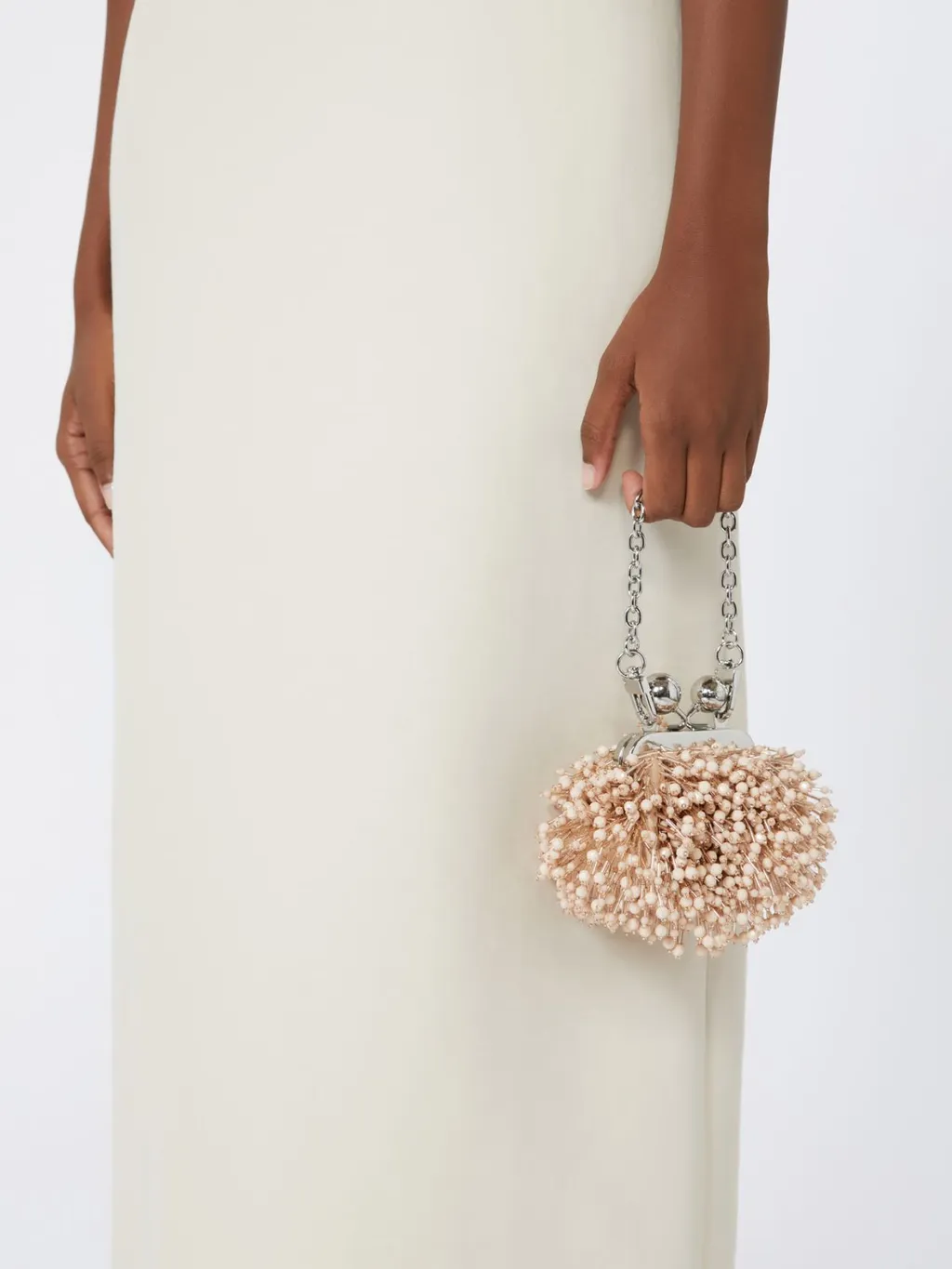 Satin And Sequin Nano Pasticcino Bag