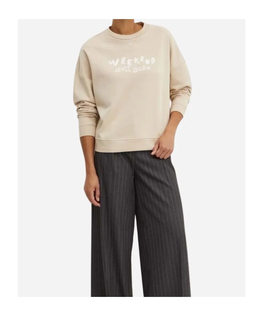 Logo Printed Crewneck Danubio Sweatshirt