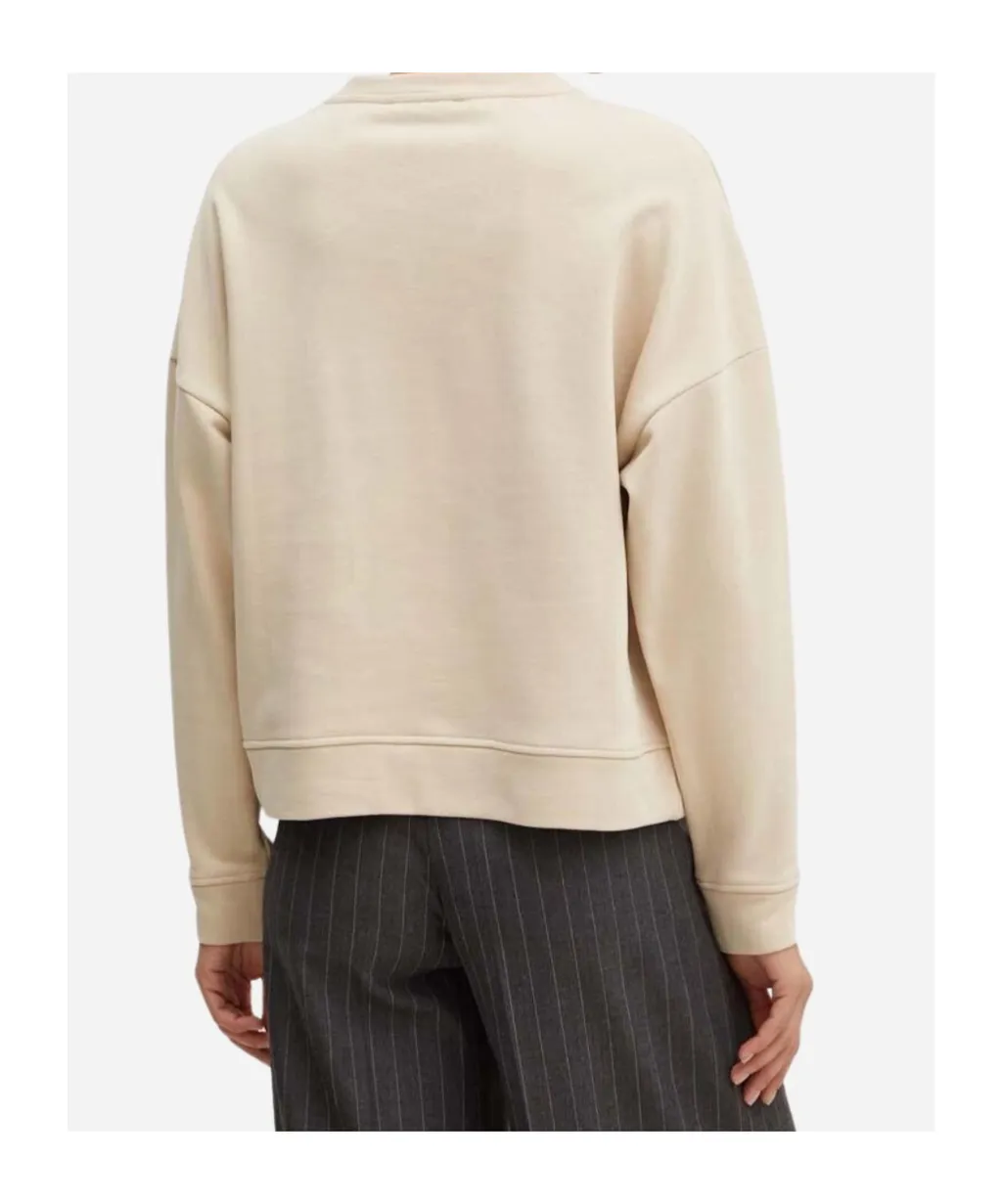 Logo Printed Crewneck Danubio Sweatshirt