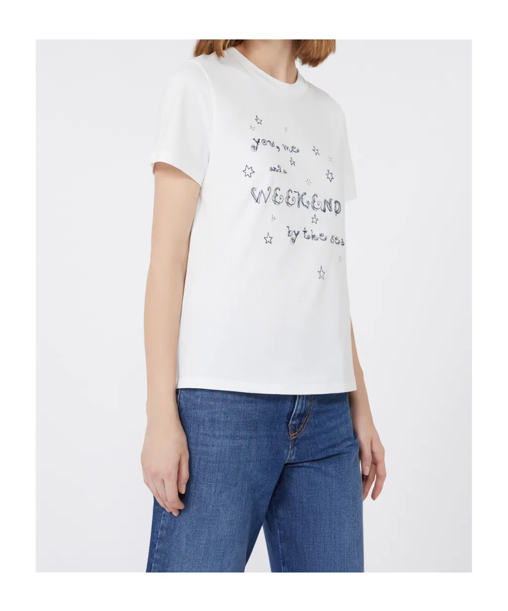 Ara Logo Printed Crewneck T-Shirt