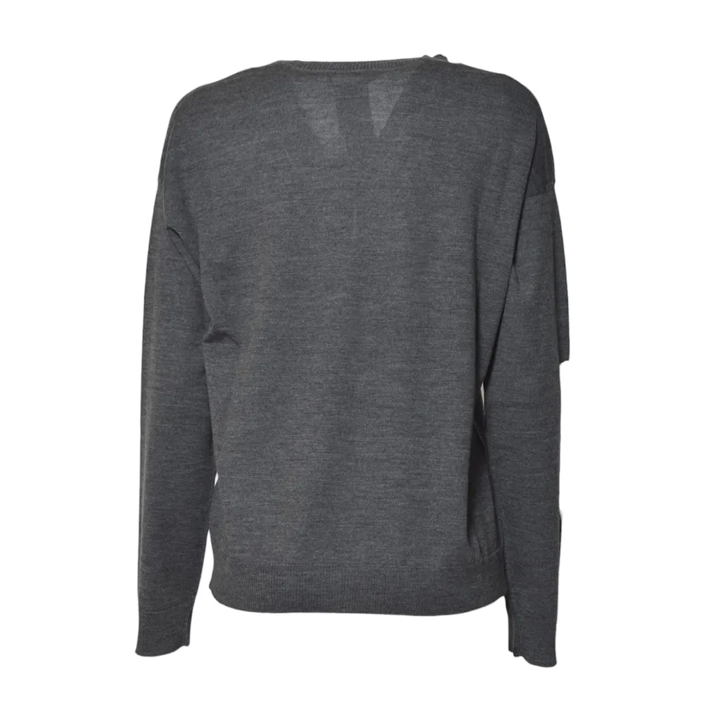 Wool And Cashmere V-Neck Jumper