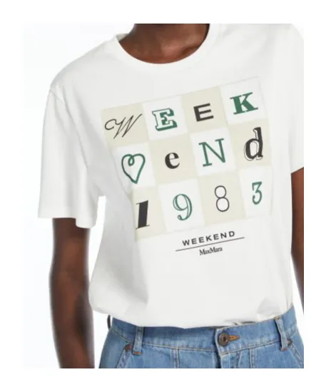 Teiera Logo Printed Crewneck T-Shirt