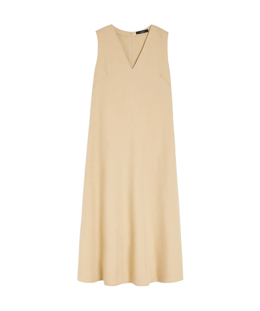 Egoista V-Neck Sleeveless Midi Dress