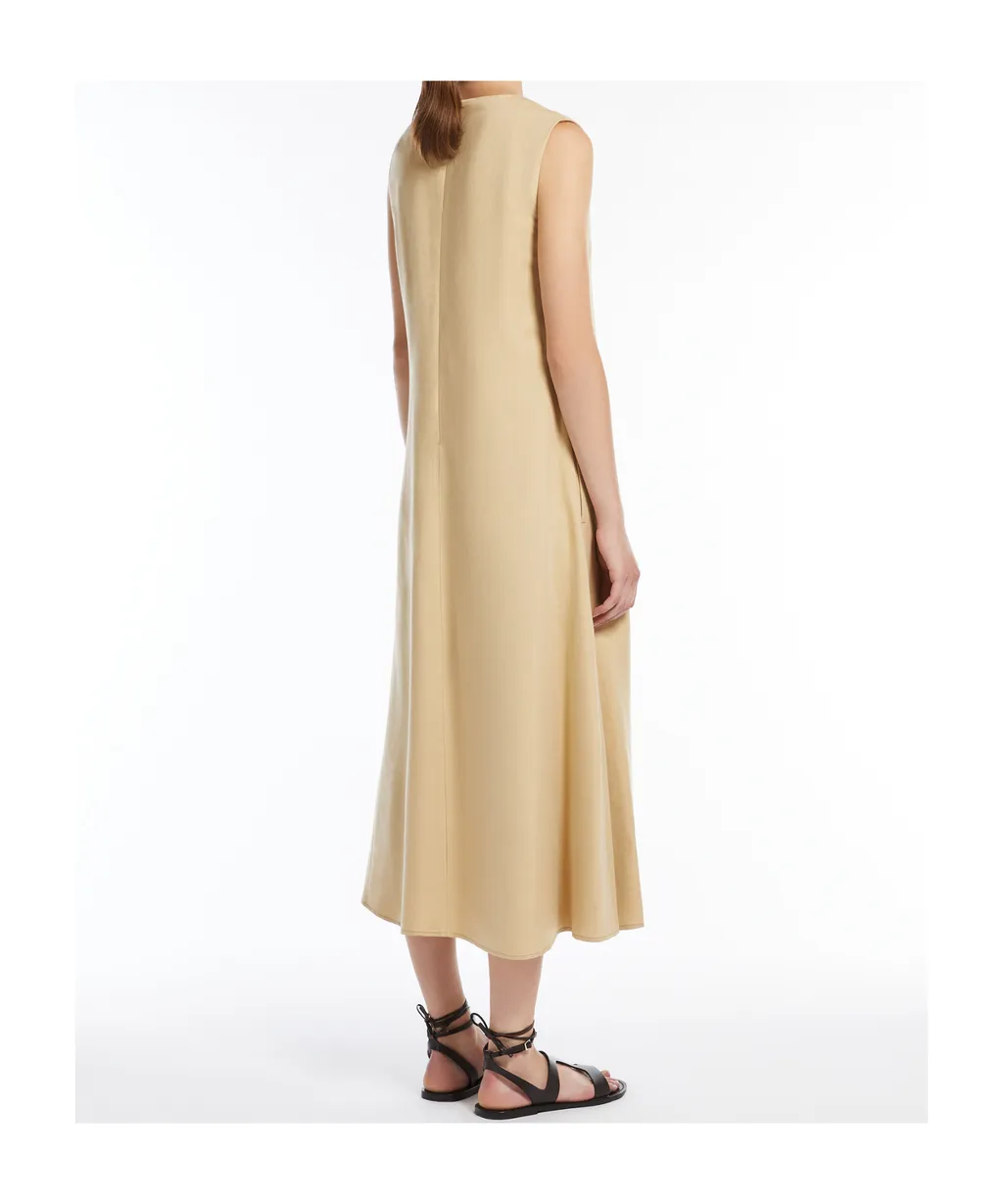 Egoista V-Neck Sleeveless Midi Dress