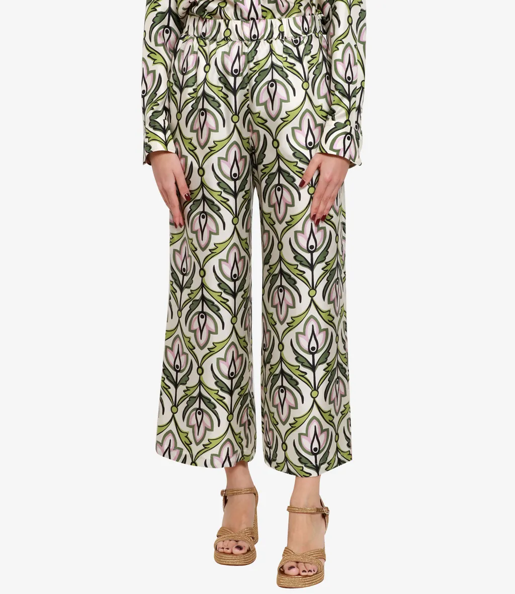 Wide-Leg Casual Pants