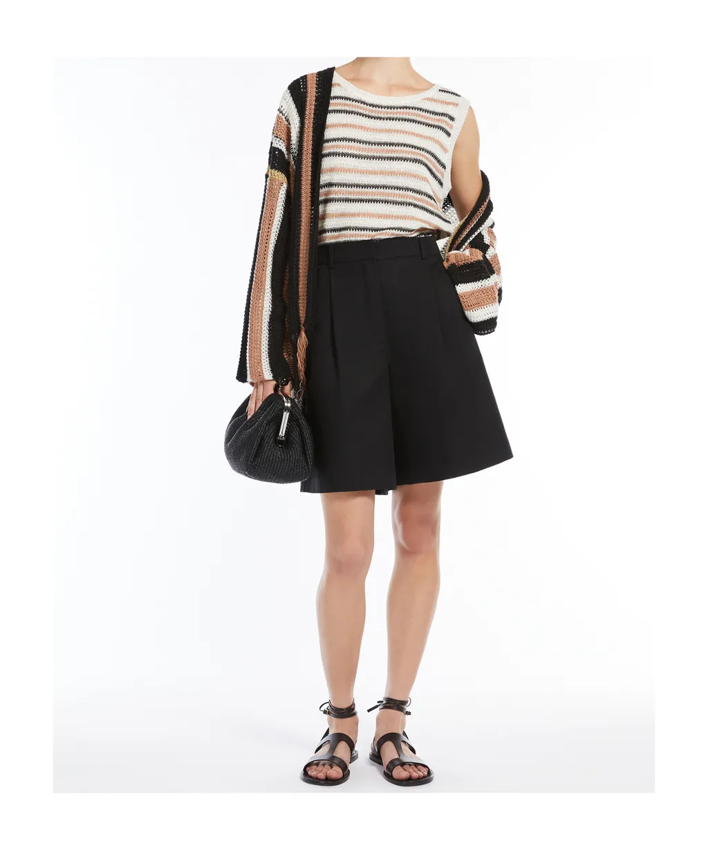 Flared Bermuda Shorts