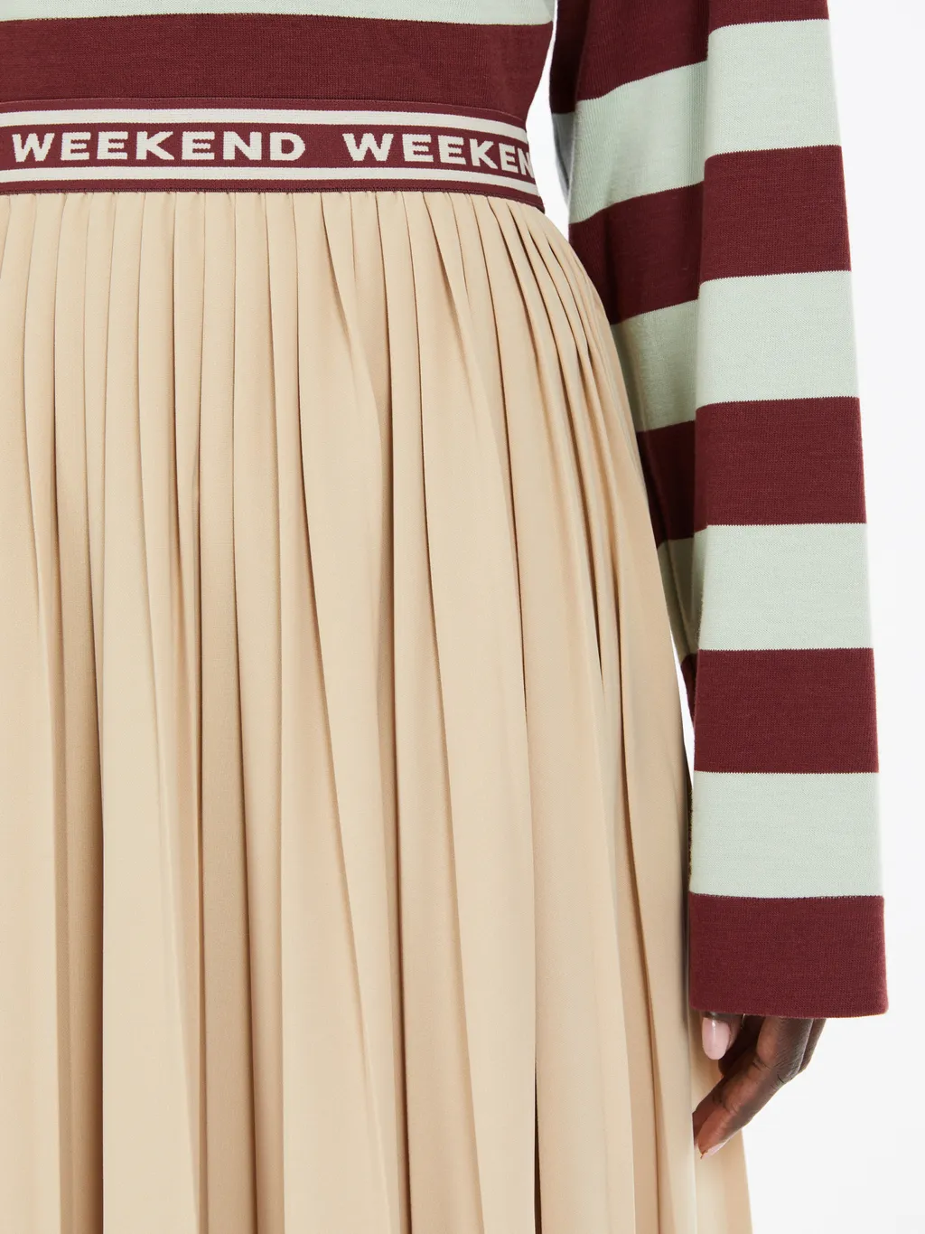 Bleu Pleated Skirt
