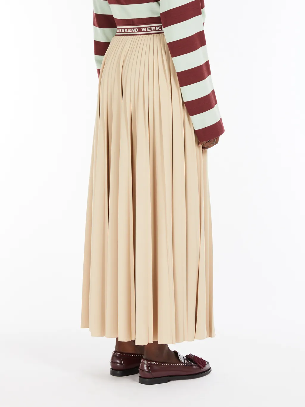 Bleu Pleated Skirt