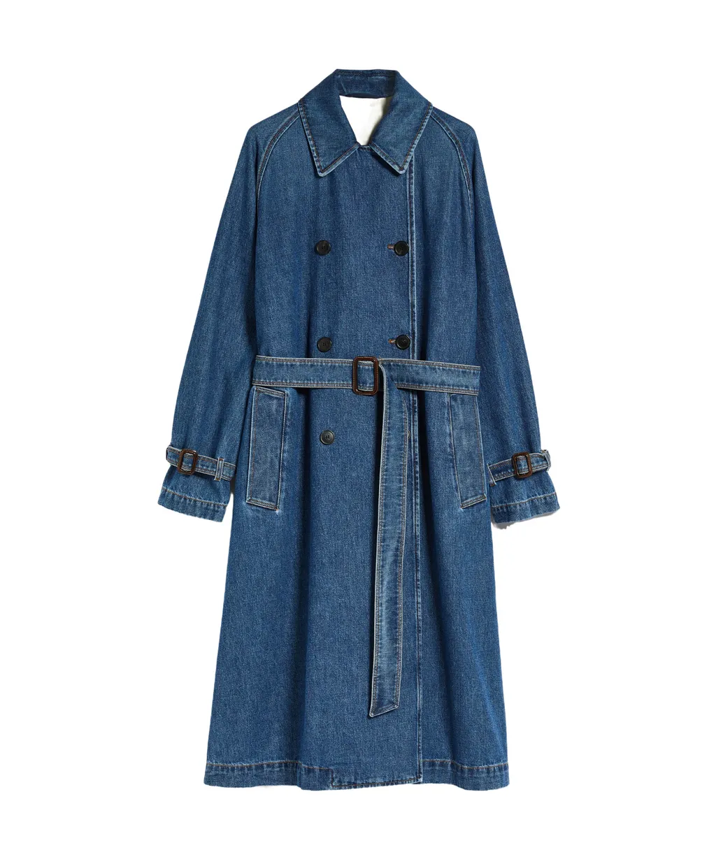 Denim Trench Coat