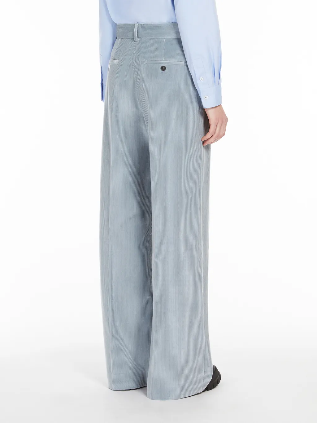 Wide-Leg Corduroy Trousers