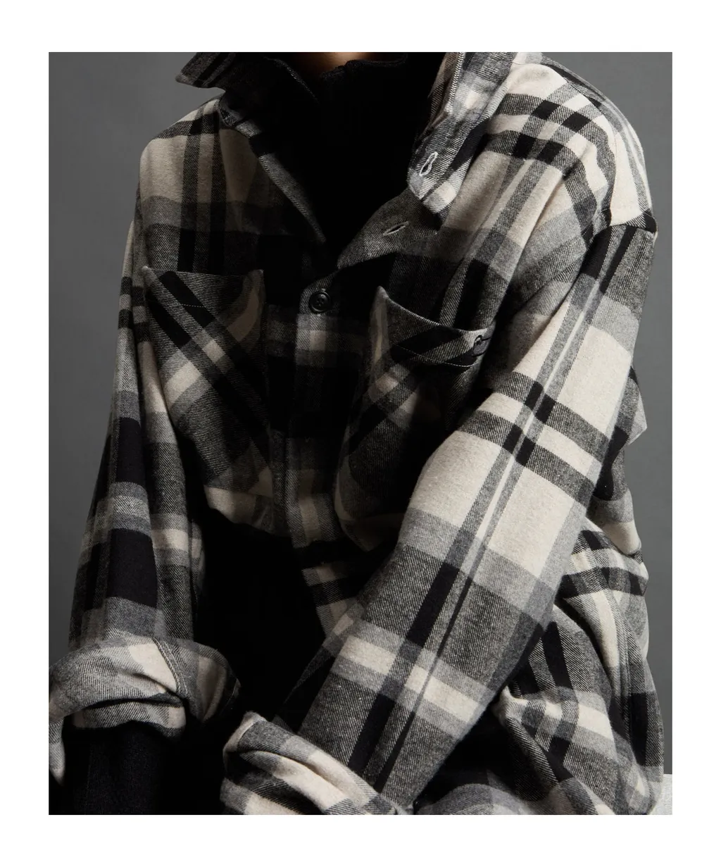 Black Label Collection Flannel Checked Shirt