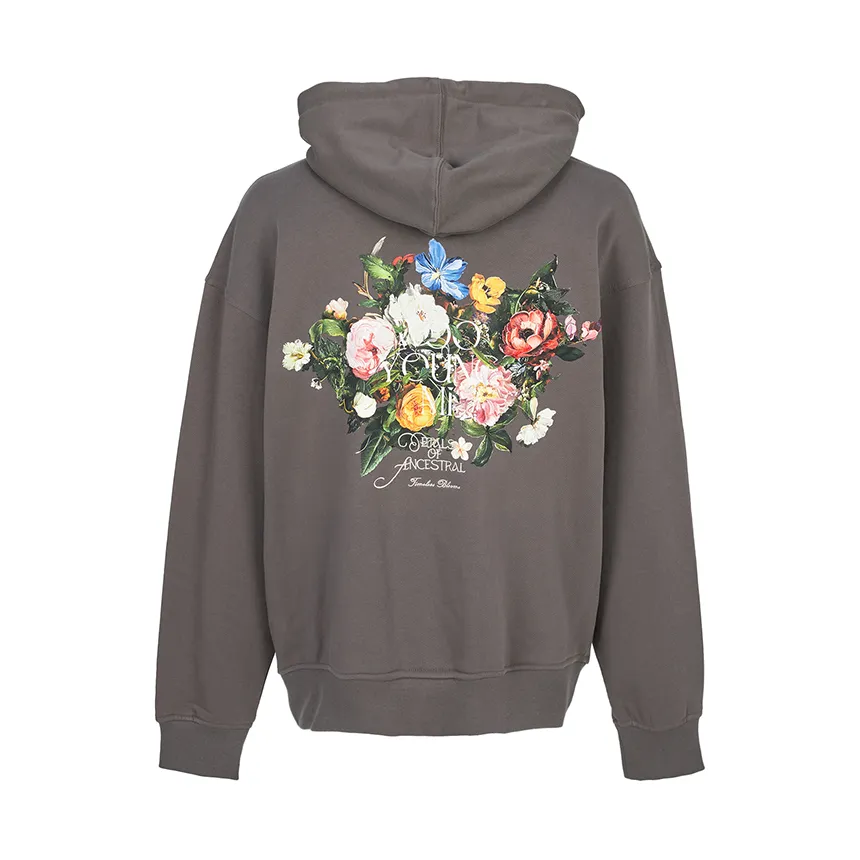 Flower Back Logo Hoodie
