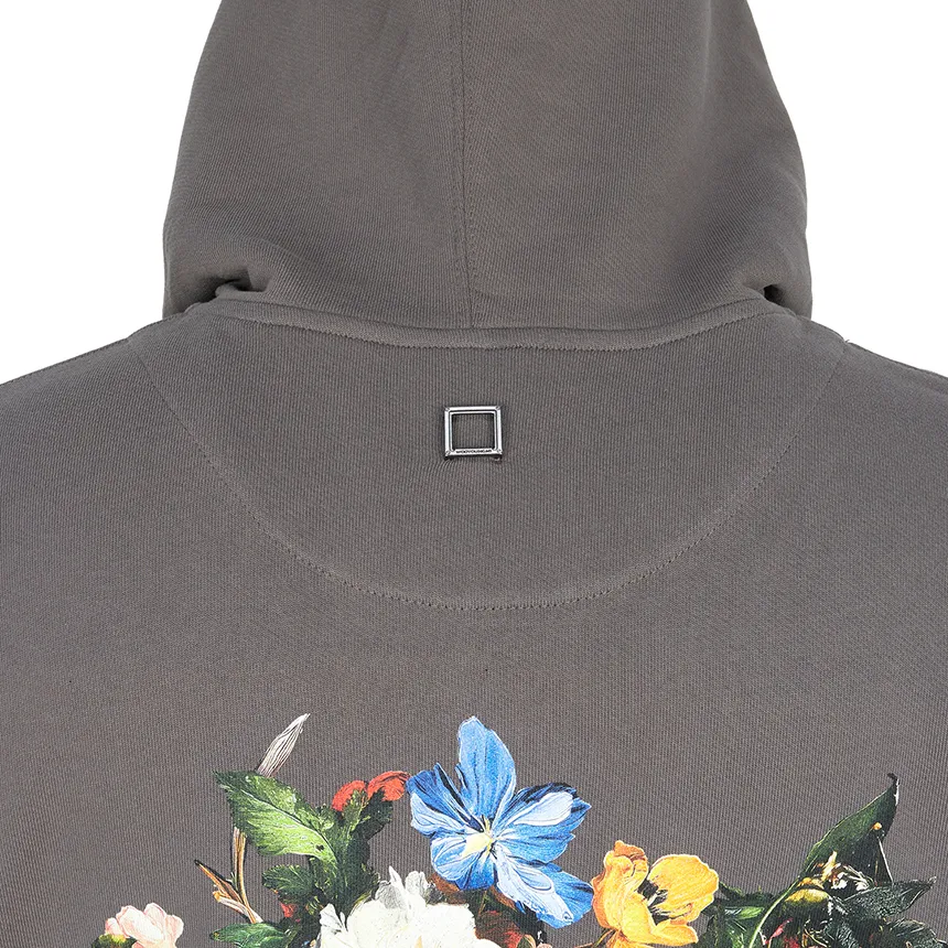 Flower Back Logo Hoodie