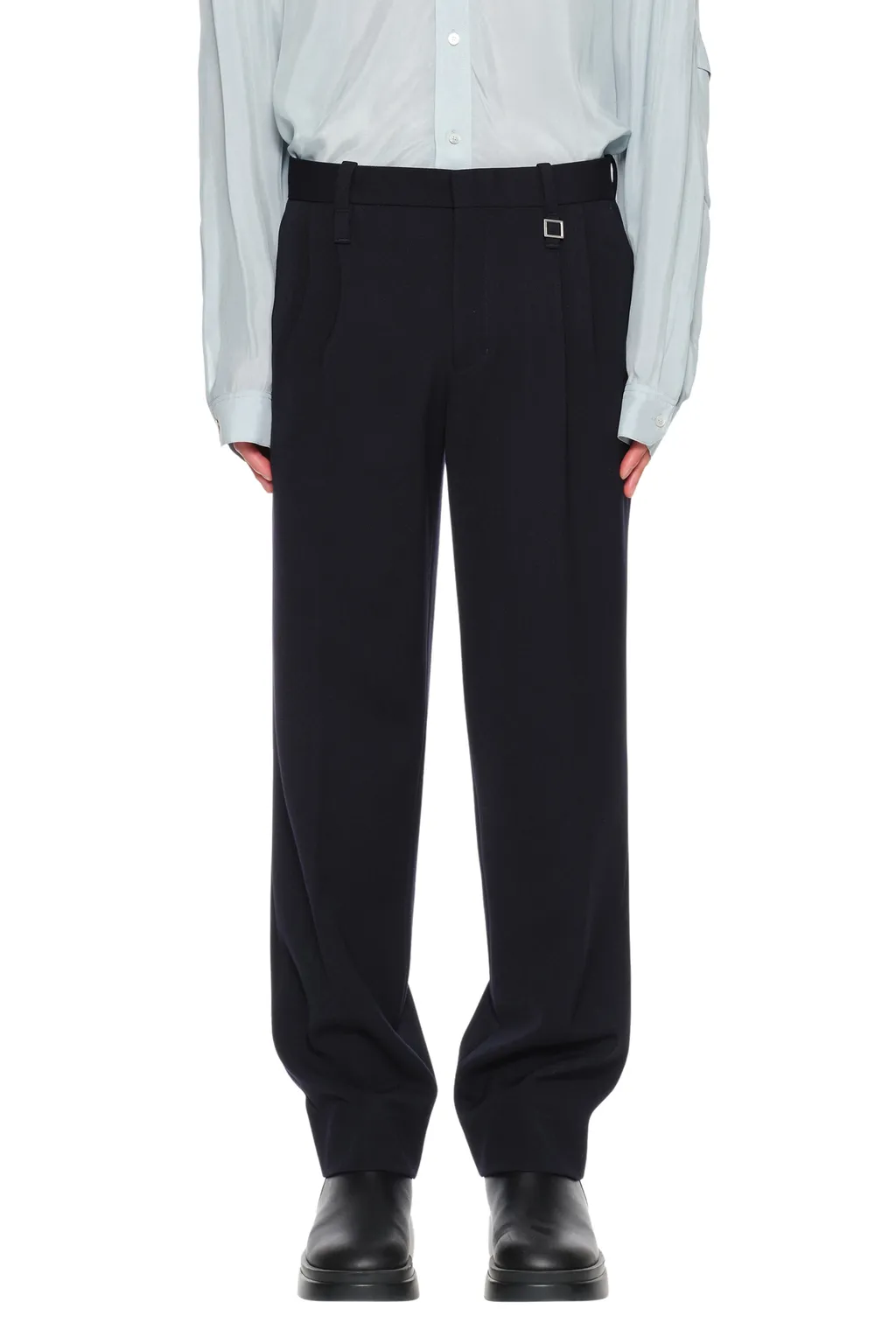 Casual Pants With Belt Loops