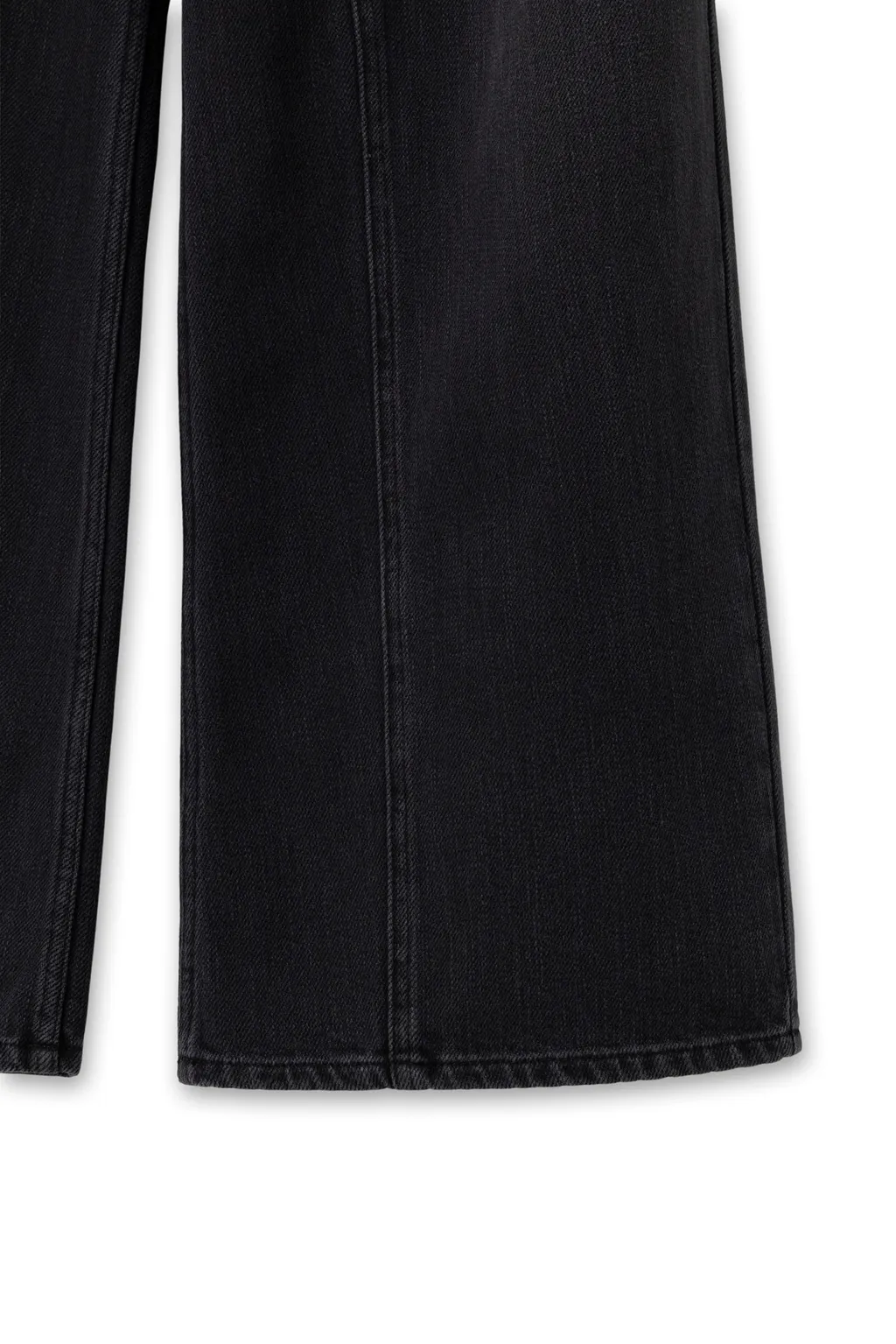 Wide Banding Denim Pants