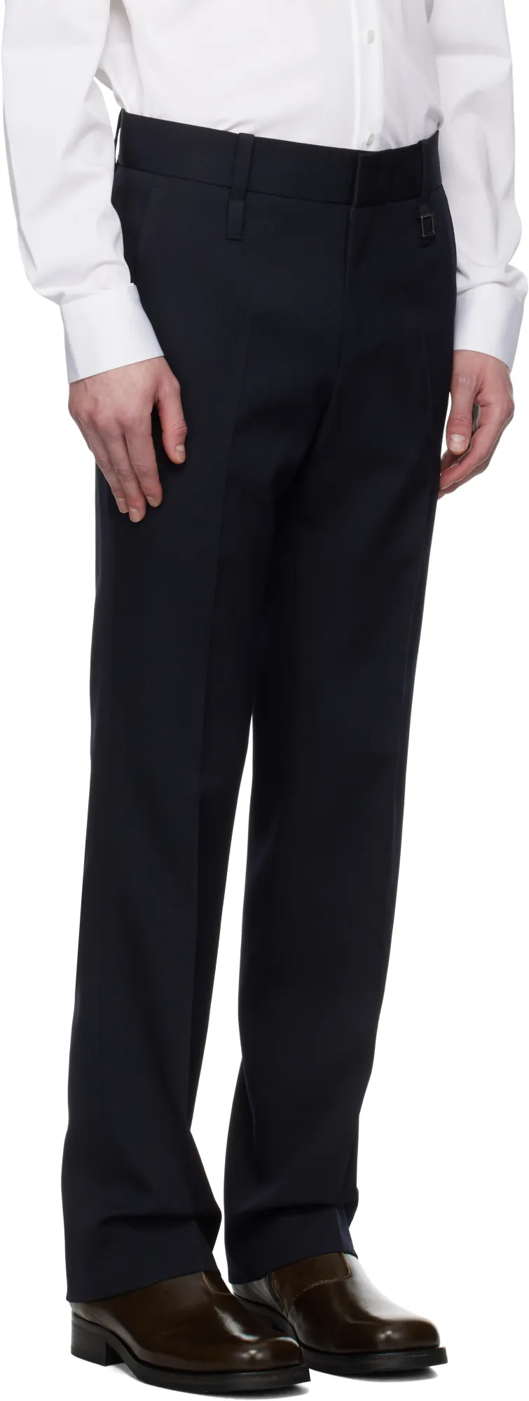 Slim Straight Trousers