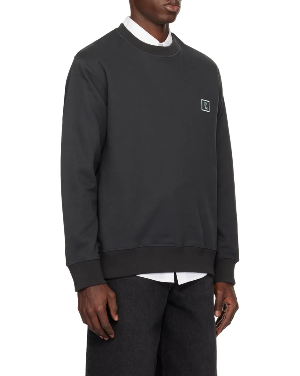 Logo Round Neck Long-Sleeved Sweater