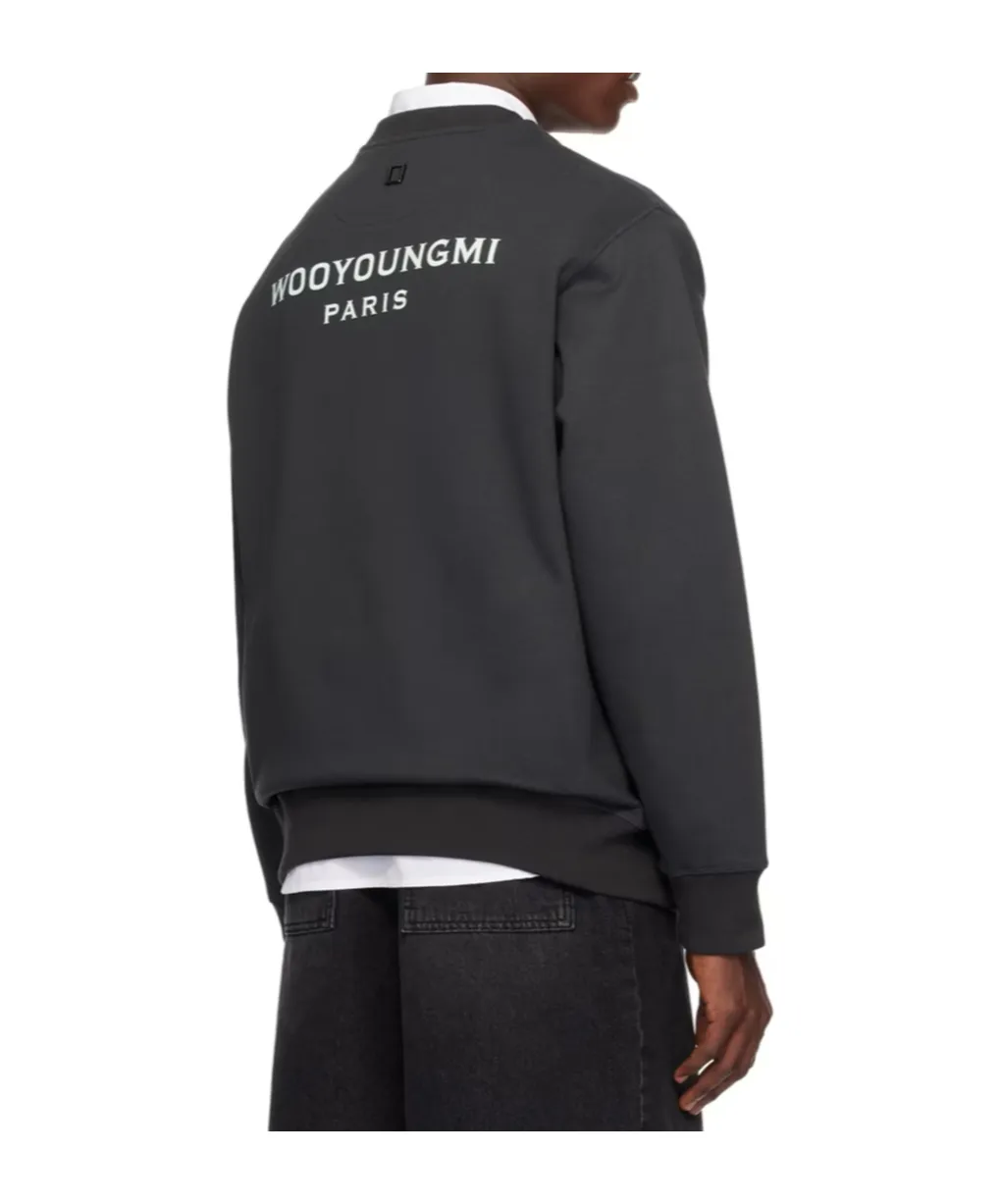 Logo Round Neck Long-Sleeved Sweater