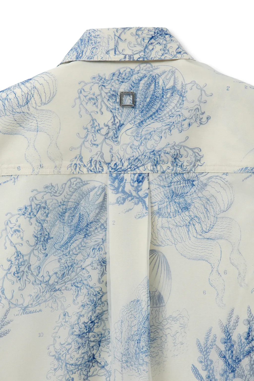 Out-Of-Focus Print Cotton Shirt