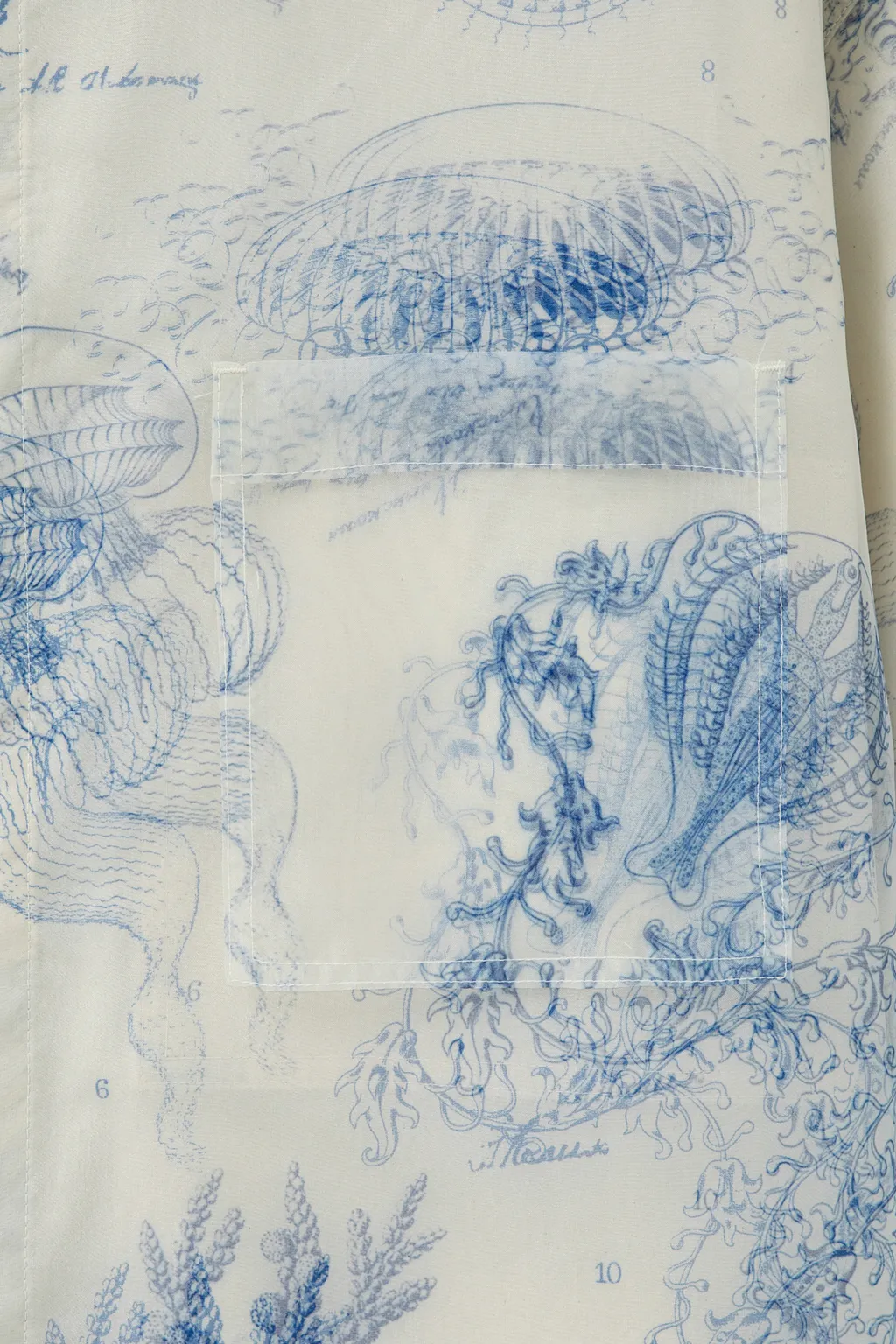 Out-Of-Focus Print Cotton Shirt