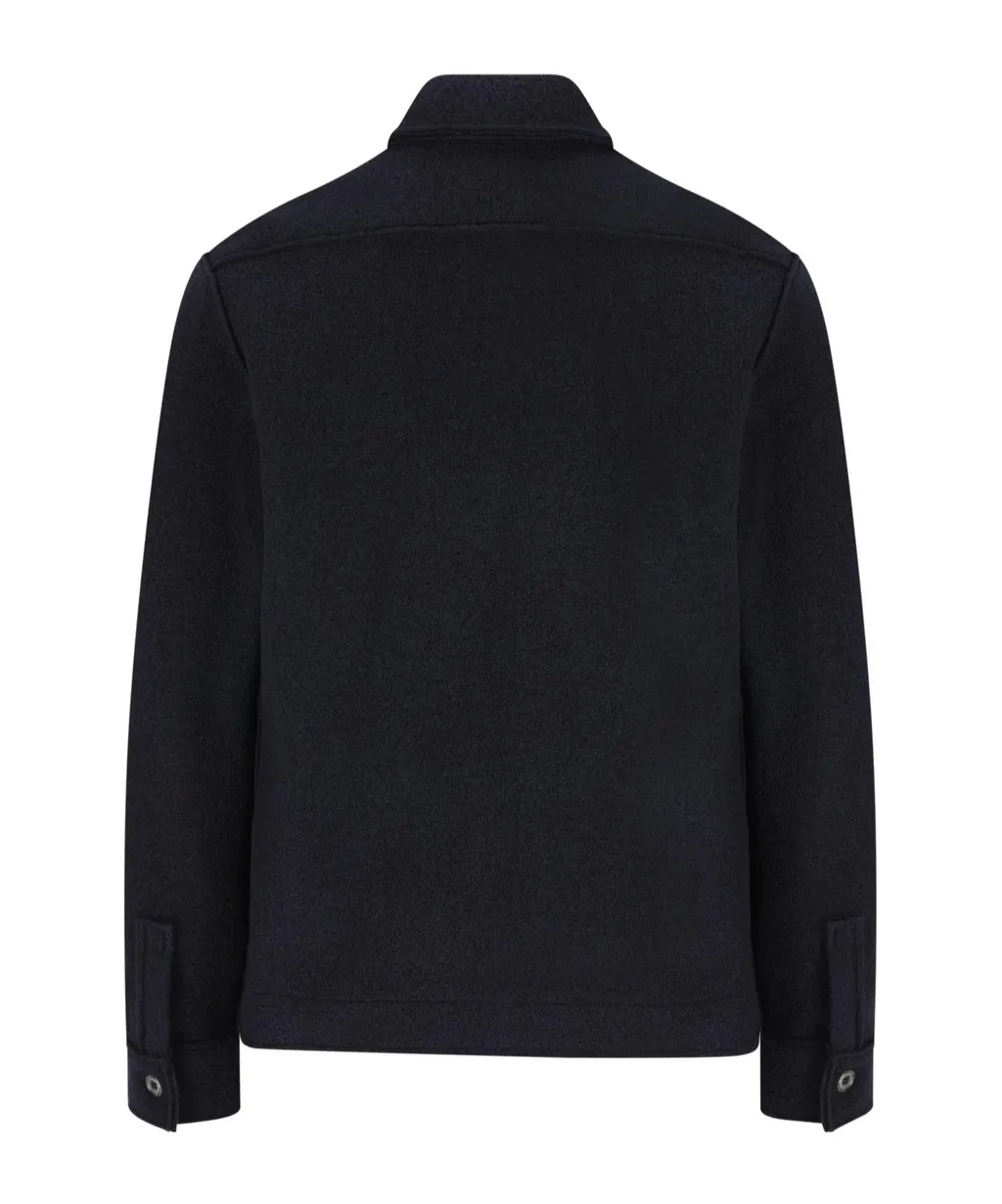 Wool Patch-Pocket Shirt