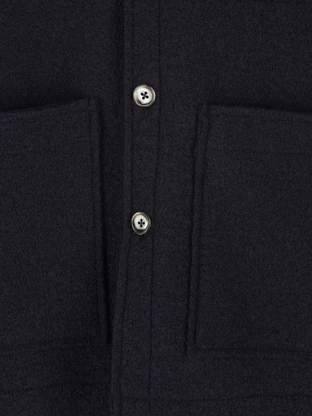 Wool Patch-Pocket Shirt