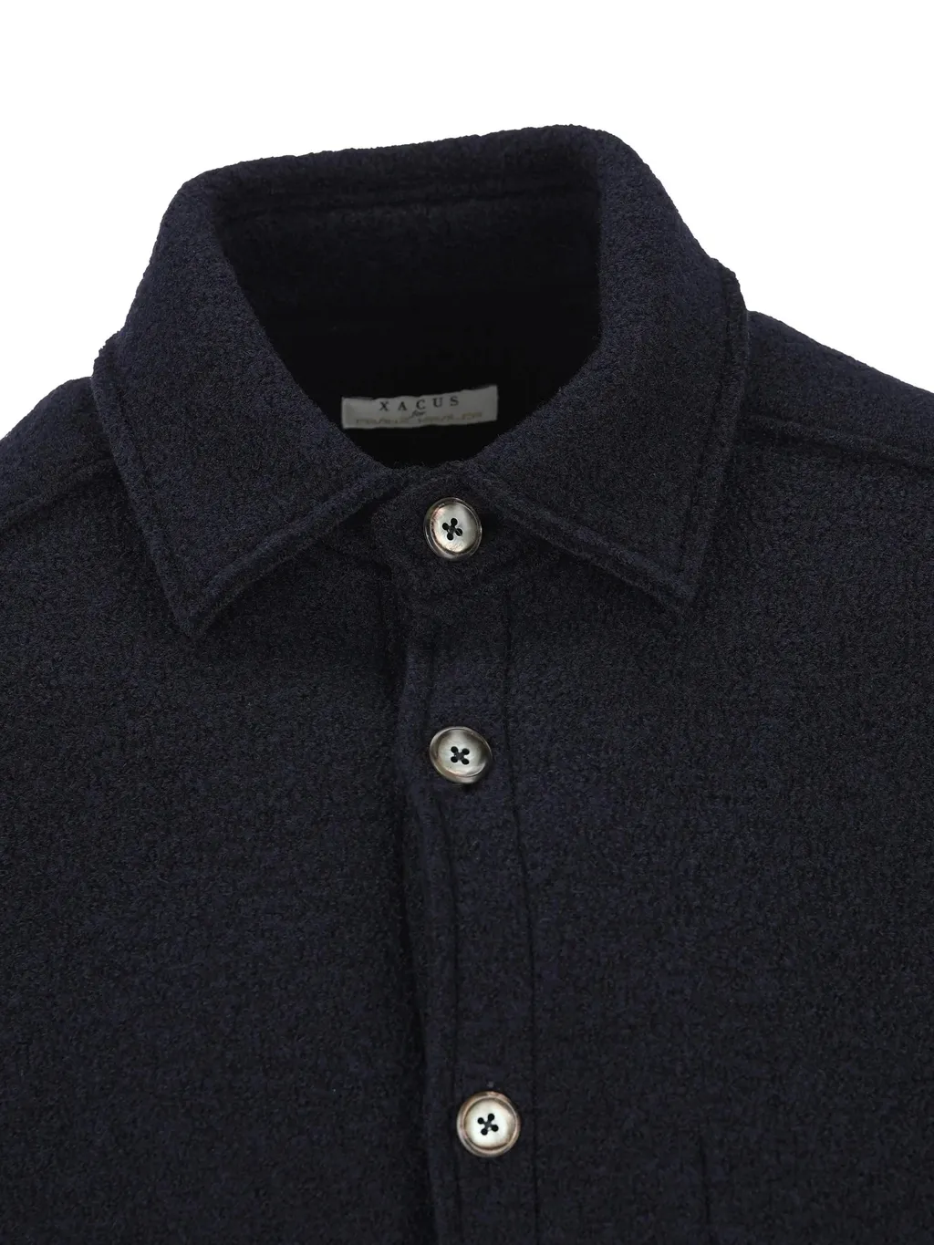 Wool Patch-Pocket Shirt