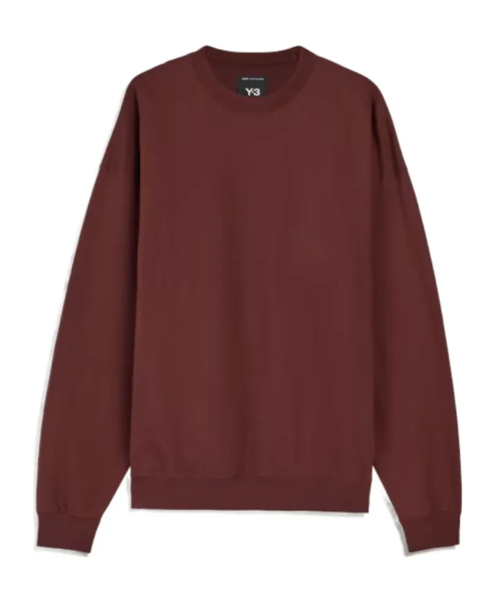 Brushed Terry Crew Sweatshirt