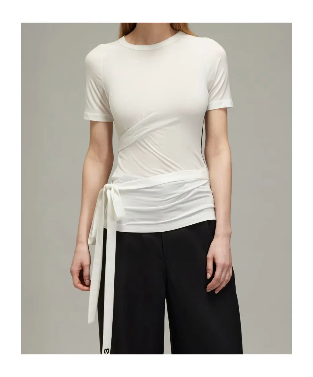 3-Striped Drawstring T-Shirt