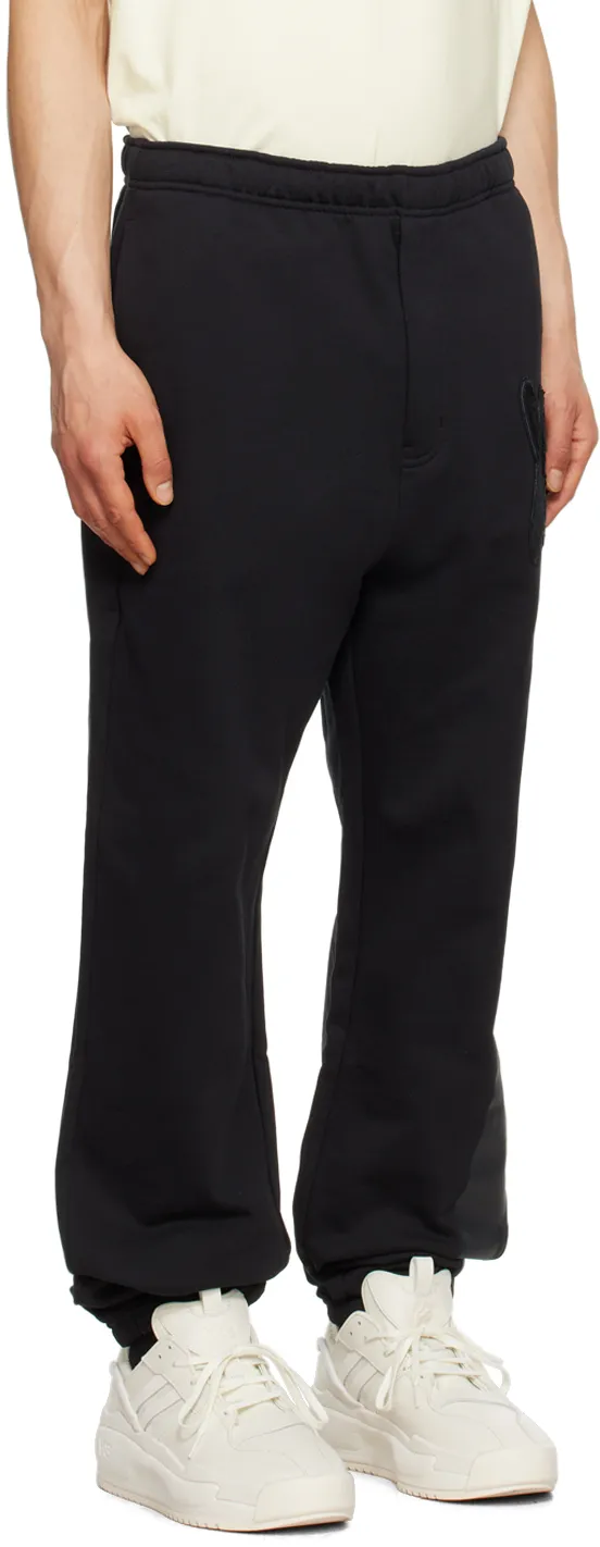 Logo Patch Elasticated-Waistband Track Trousers