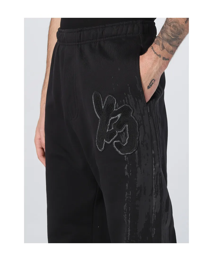 Logo Patch Elasticated-Waistband Track Trousers
