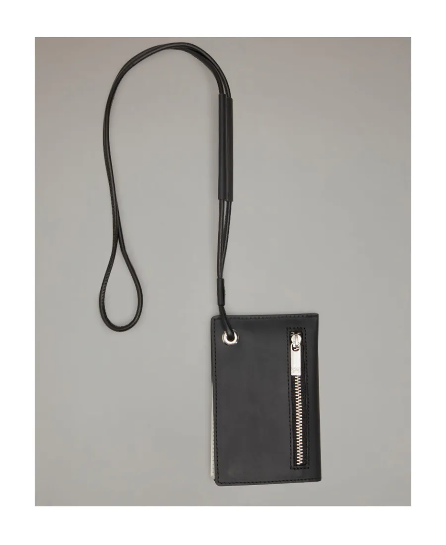 Logo Engraved Neck Strap Cardholder