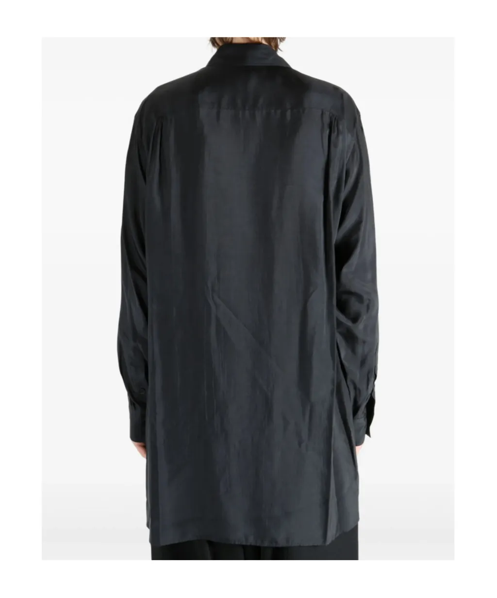 Cu Taffeta 2 Collar Big Standard Shirt