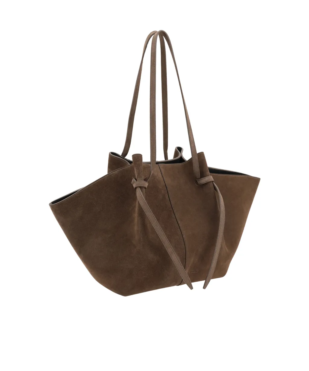 Large Logo Detailed Shoulder Bag