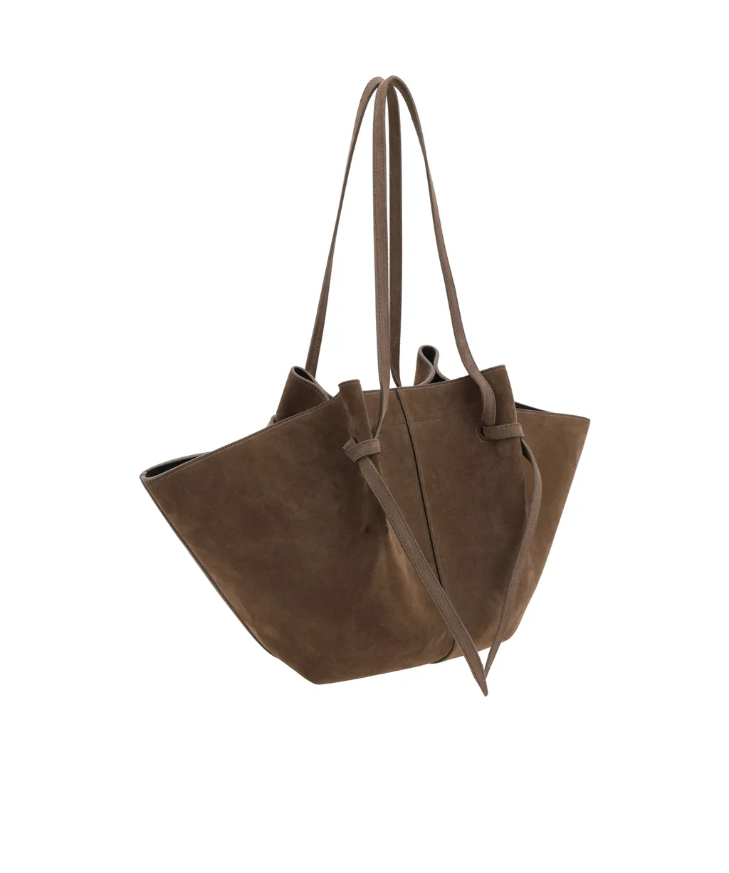 Large Logo Detailed Shoulder Bag