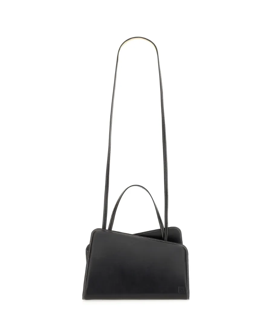 Asymmetric Leather Shoulder Bag